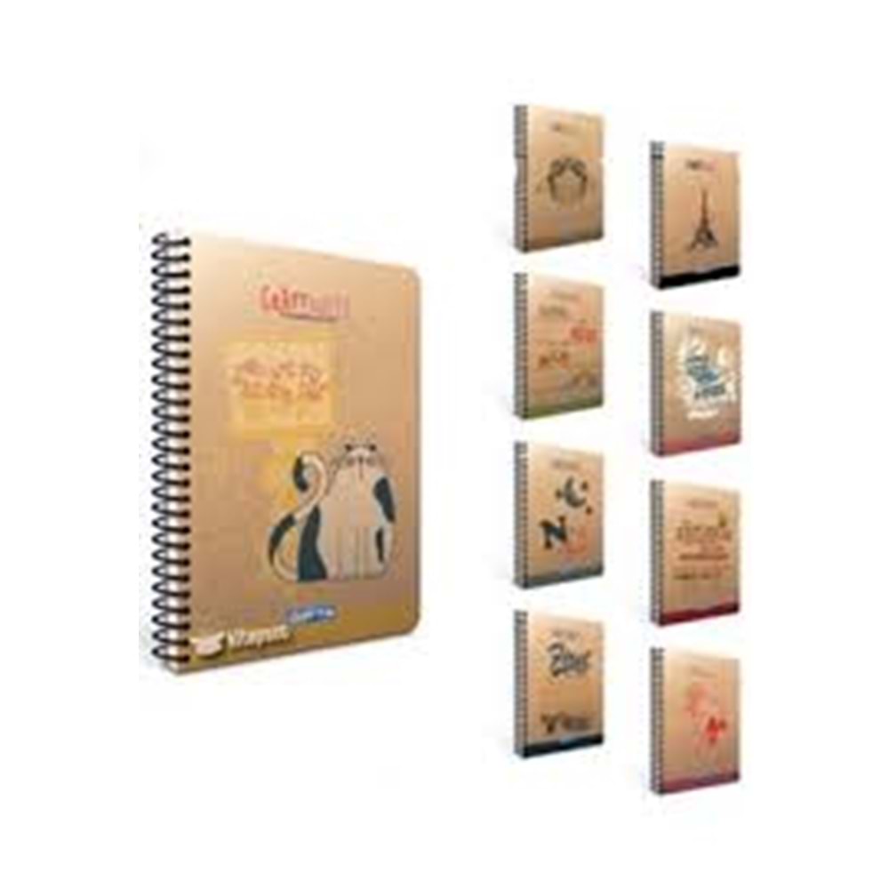 Gıpta Craft Notes A6 100 Yaprak Çizgili Sert Kapak Bloknot