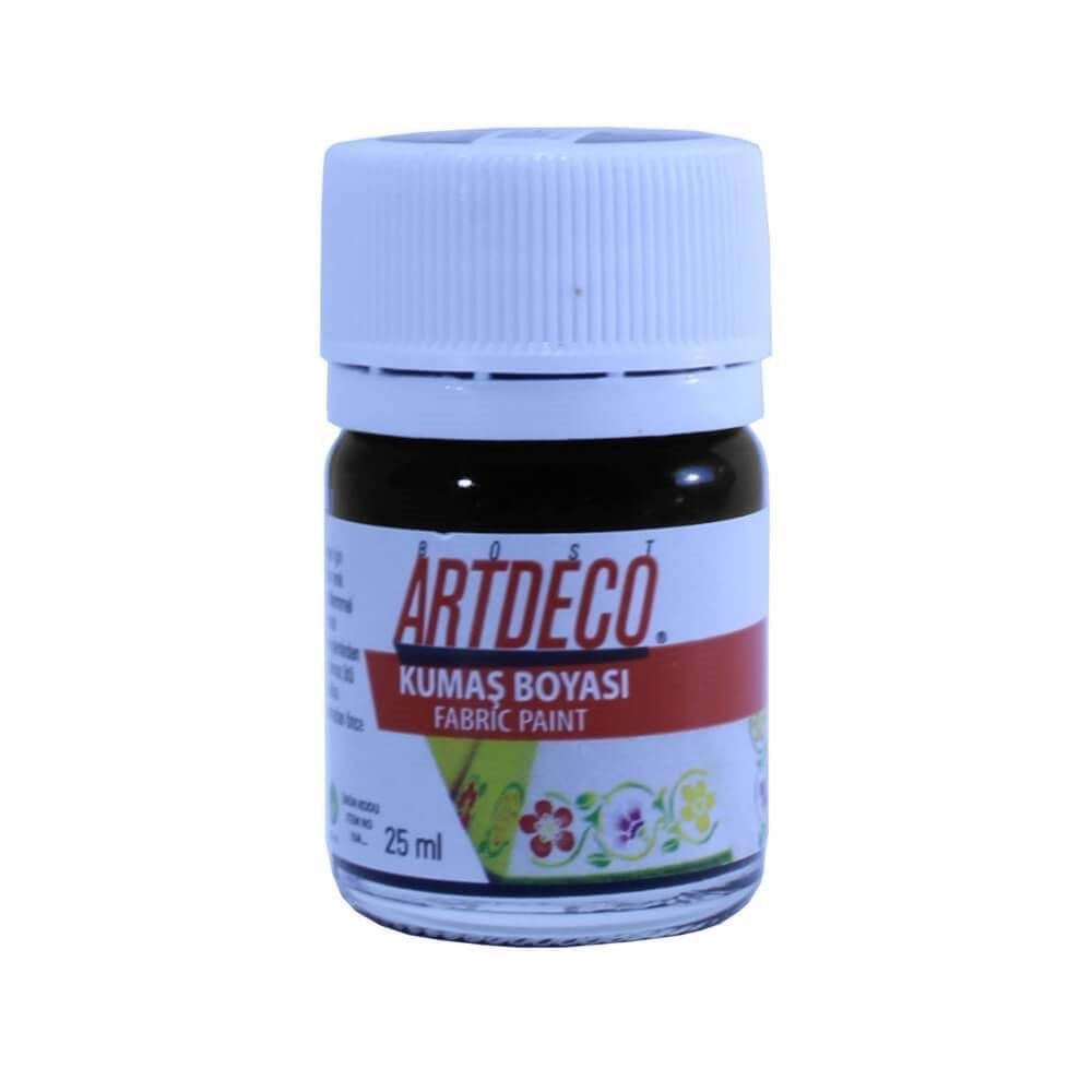 Artdeco Kumaş Boyası 25 ml Şişe Siyah