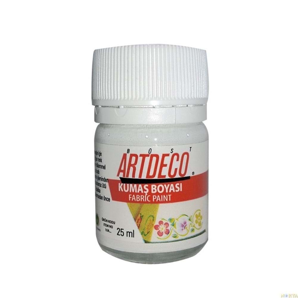 Artdeco Kumaş Boyası 25 ml Şişe Beyaz