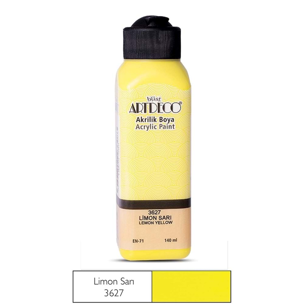 Artdeco Akrilik Boya 140 Ml Limon Sarı