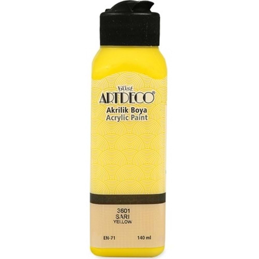 Artdeco Akrilik Boya 140 ml SARI Y-070R-3601