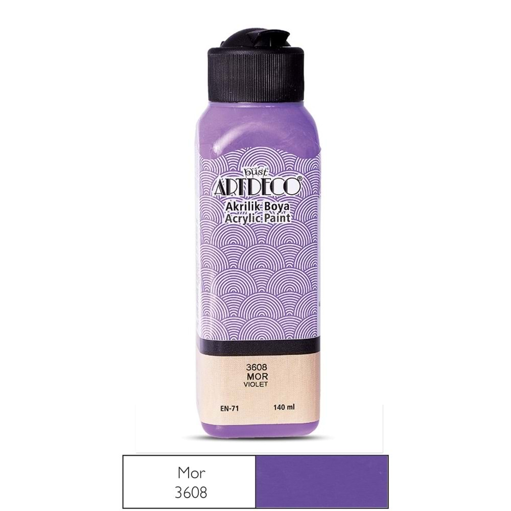 Artdeco Akrilik Boya 140 Ml Mor