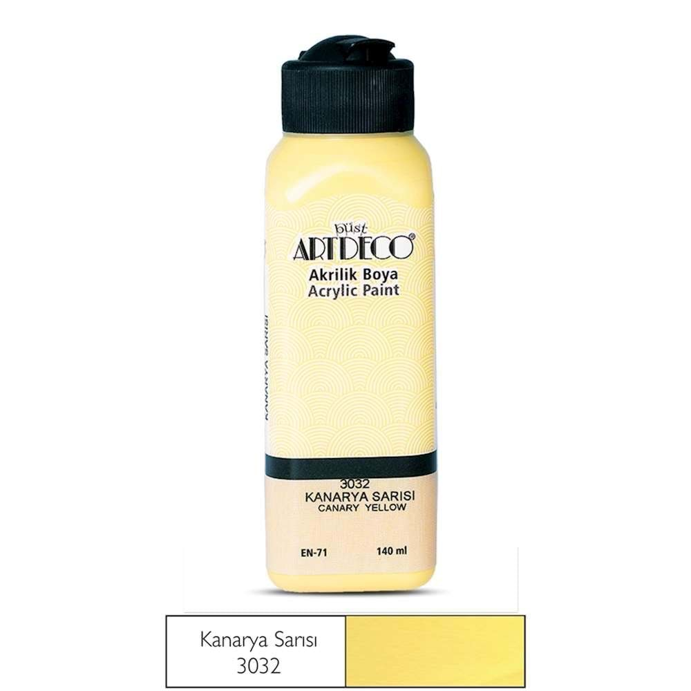 ARTDECO AKRİLİK BOYA 140 ML KANARYA SARISI