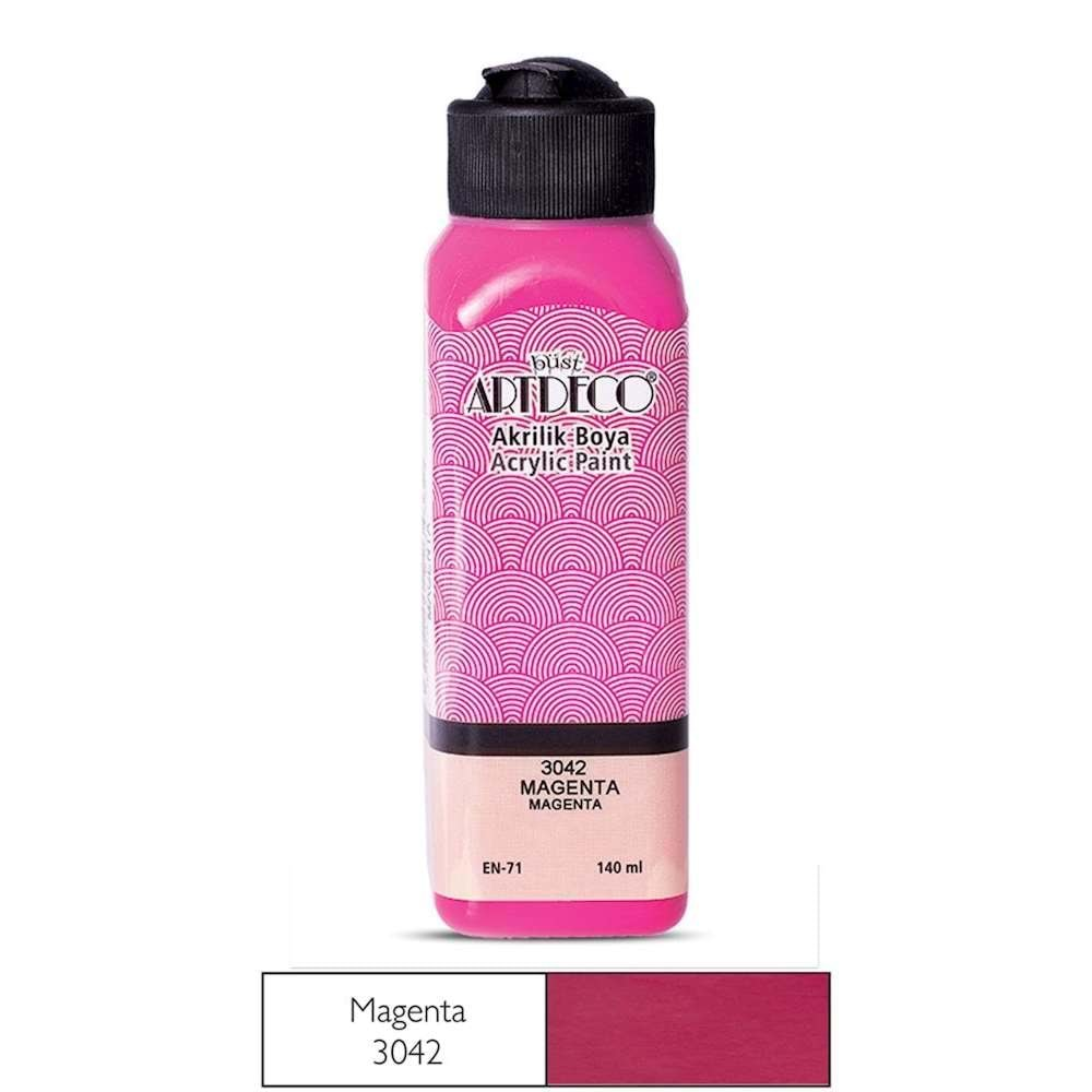 ARTDECO AKRİLİK BOYA 140ML MAGENTA 3042 LV-Y-070R-3042