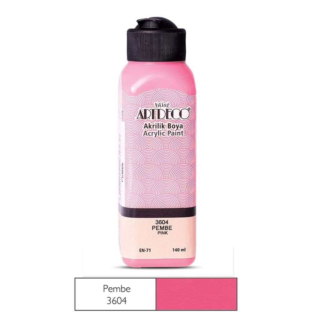 ARTDECO AKRİLİK BOYA 140 ML PEMBE