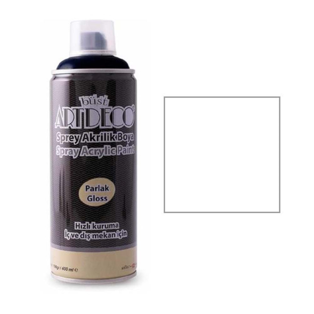 Artdeco Akrilik Sprey Boya 400 ml 060 Beyaz