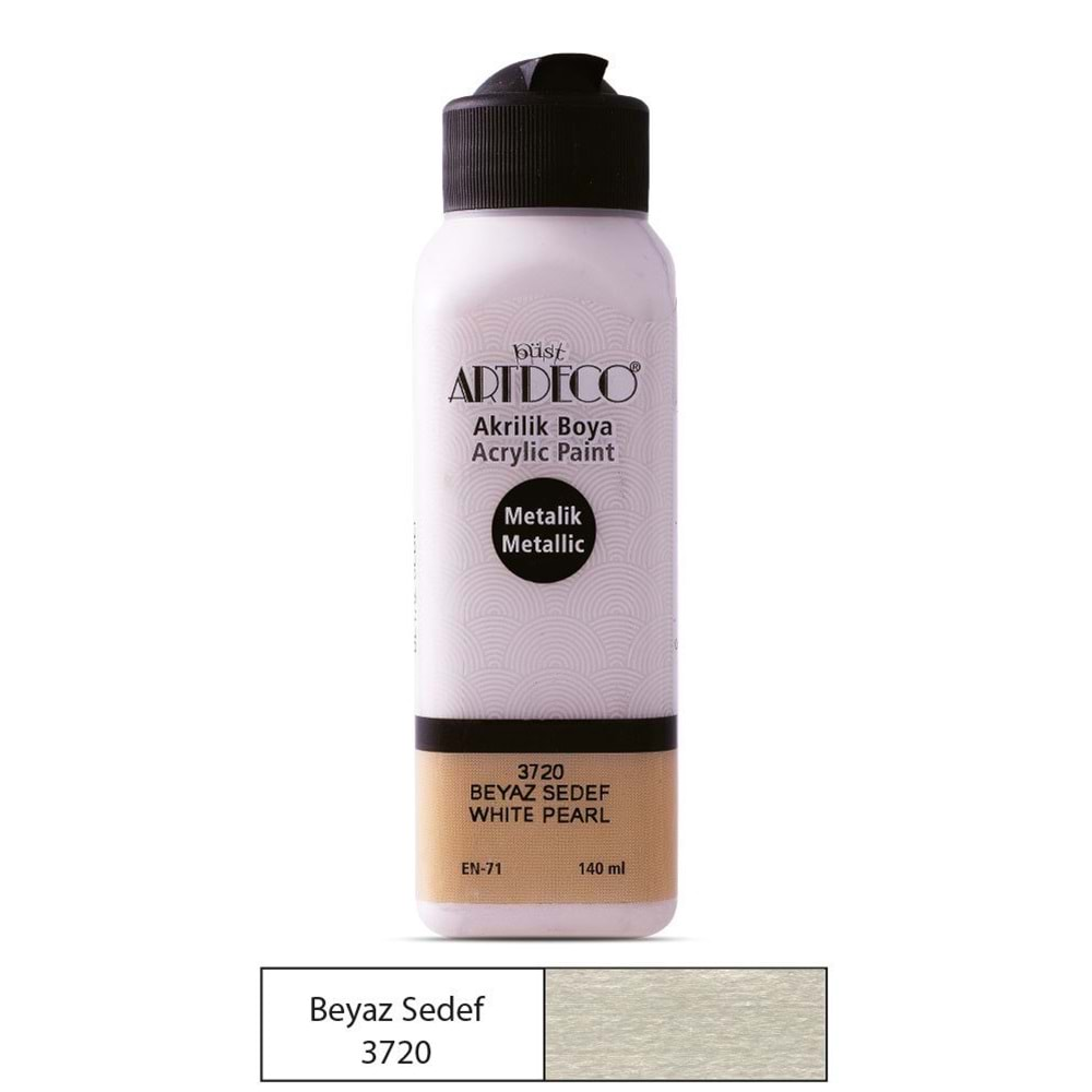 Artdeco Akrilik Boya 140 ml Beyaz Sedef 71R-3720