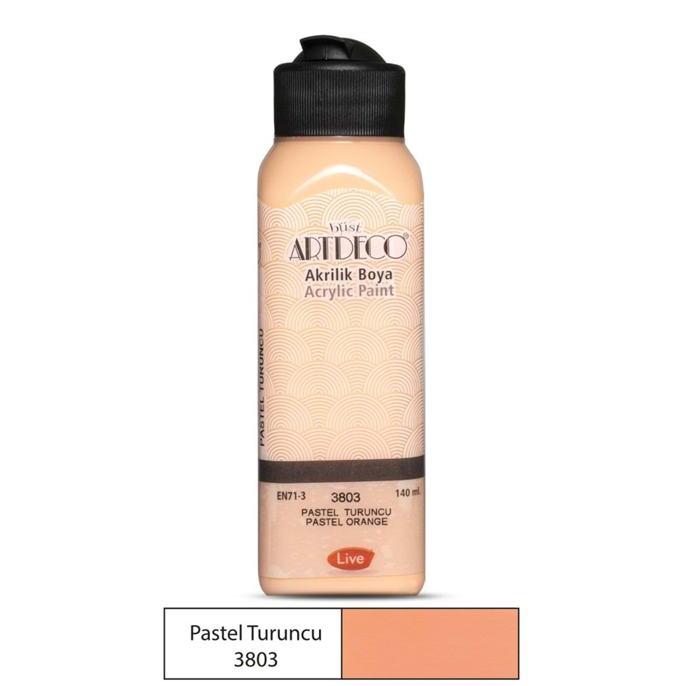 Artdeco Akrilik Boya 140 ml Pastel Turuncu