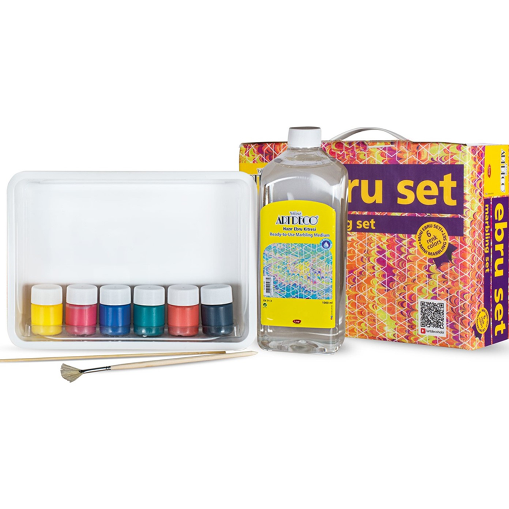 Artdeco Ebru Seti 6 Renk Başlangıç Seti