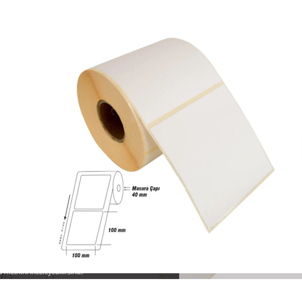 Tanex Termal Eco Barkod Etiketi 100x100mm 500 Lü