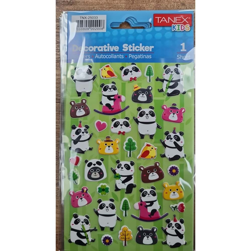 TNX-25033 PANDA SERİSİ ETİKETİ