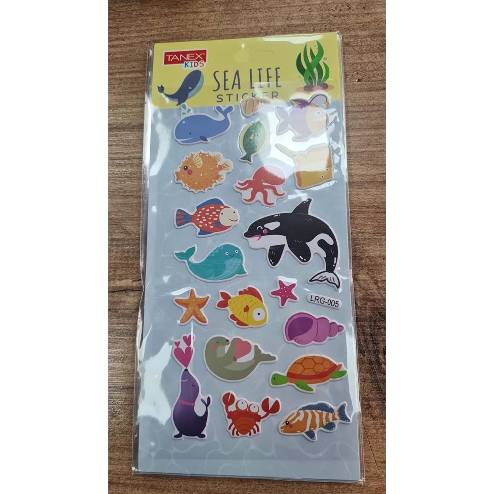 TNX-5100 SEA LIFE STICXKER-1 PUFFY ETİKETİ 10