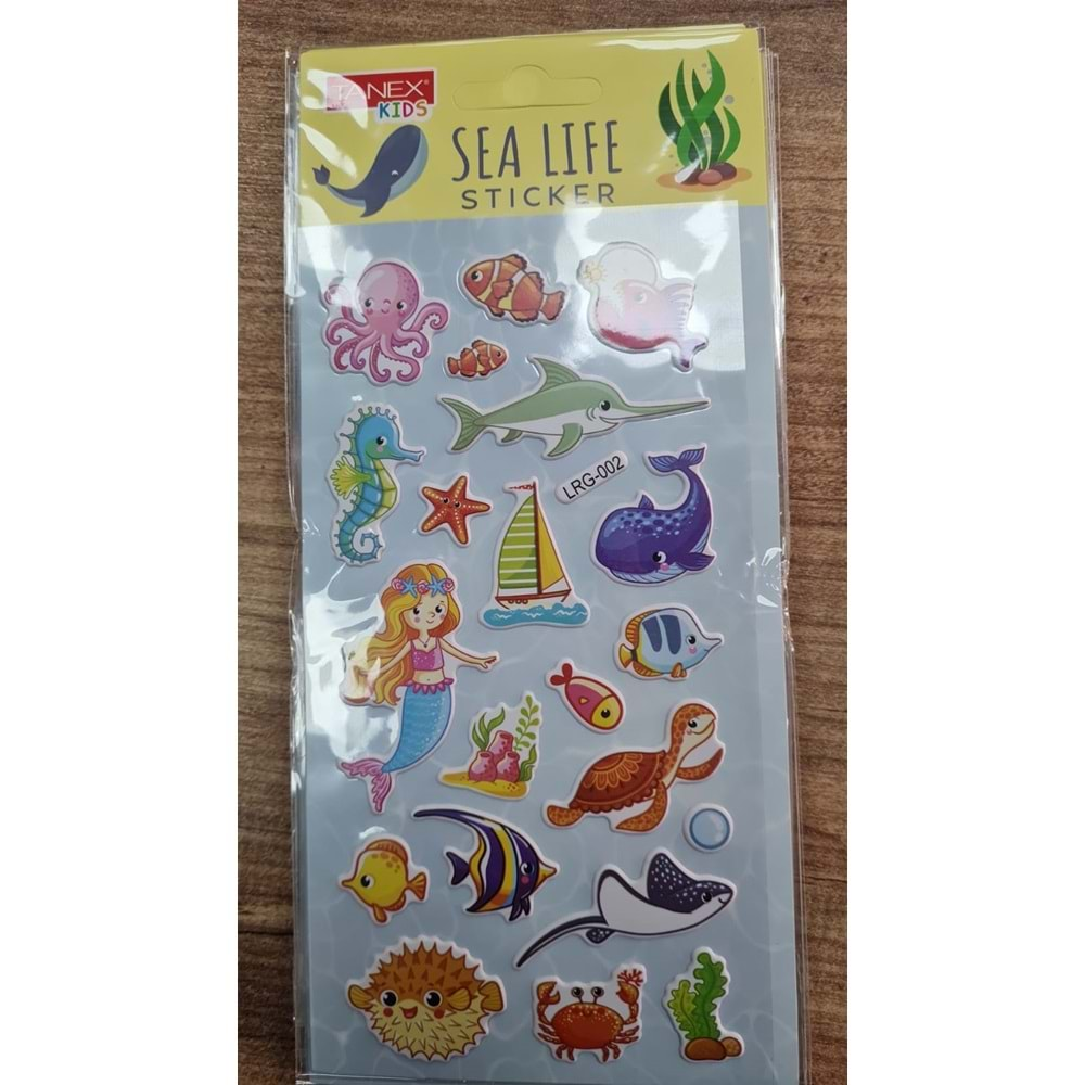 TNX-5102 SEA LIFE STICXKER-3 PUFFY ETİKETİ 10