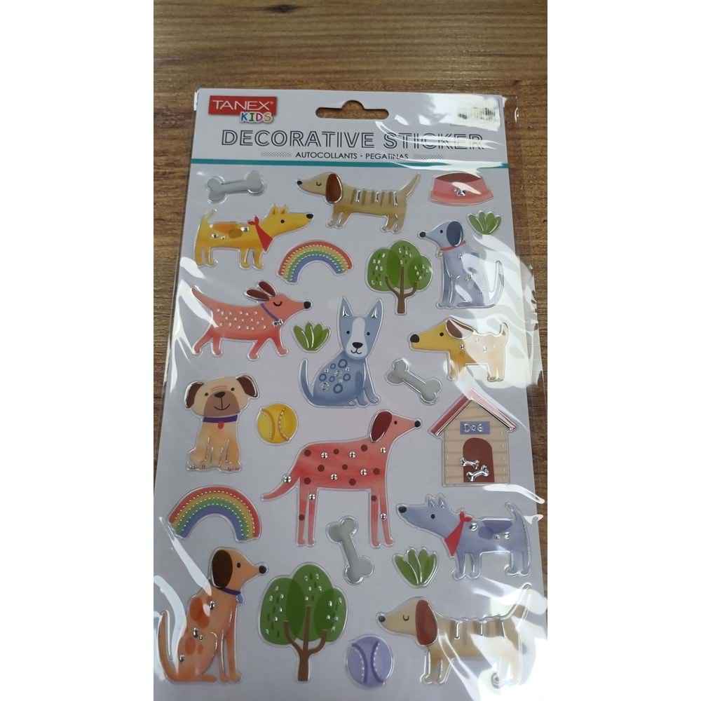 TNX-25366 Evcil Köpek SERİSİ PUFFY ETİKETİ