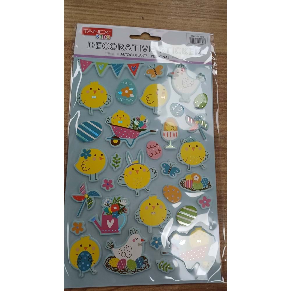 TNX-25358 CİVCİV SERİSİ PUFFY ETİKETİ