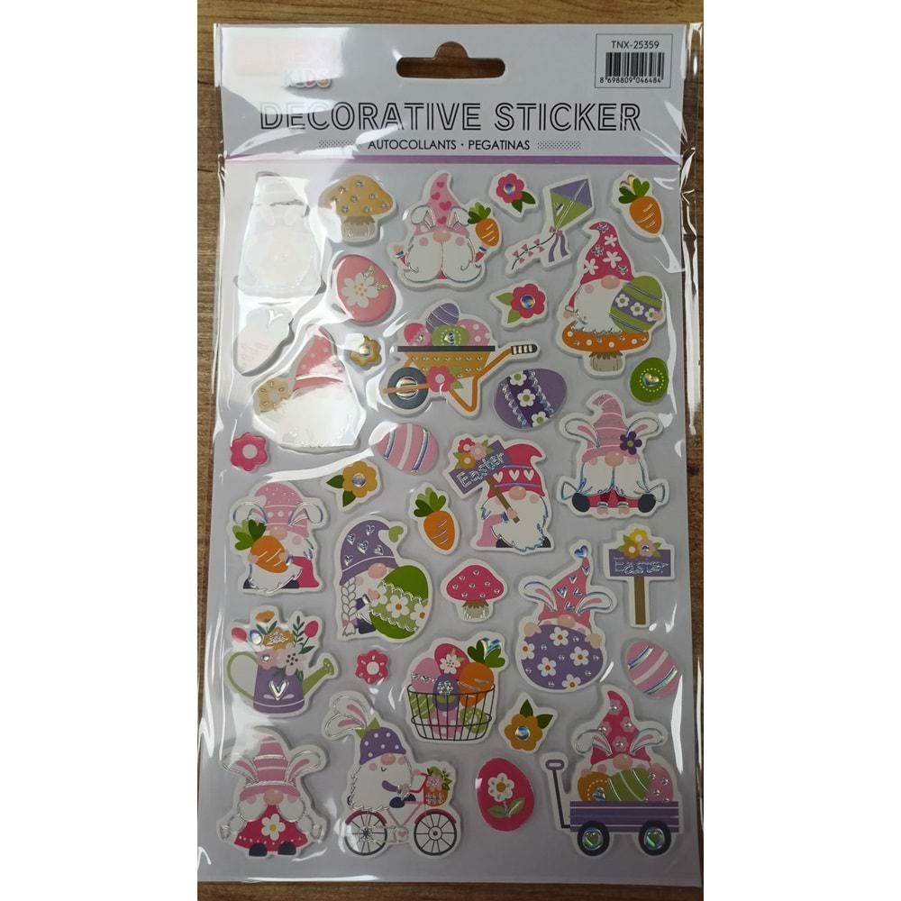 TNX-25359 YILBAŞI SERİSİ PUFFY ETİKETİ