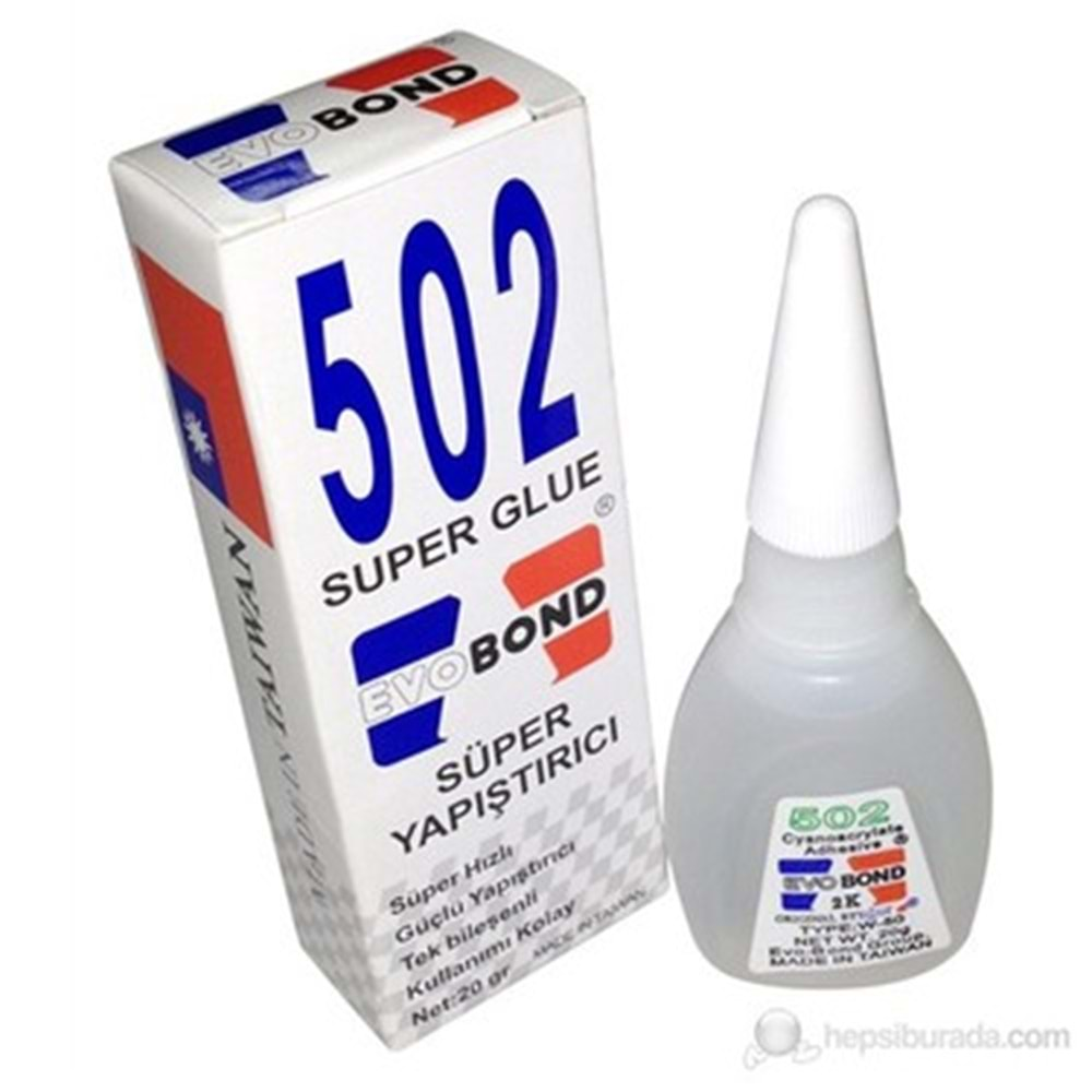 Evabond 502 Süper Glue Japon Yapıştırıcı