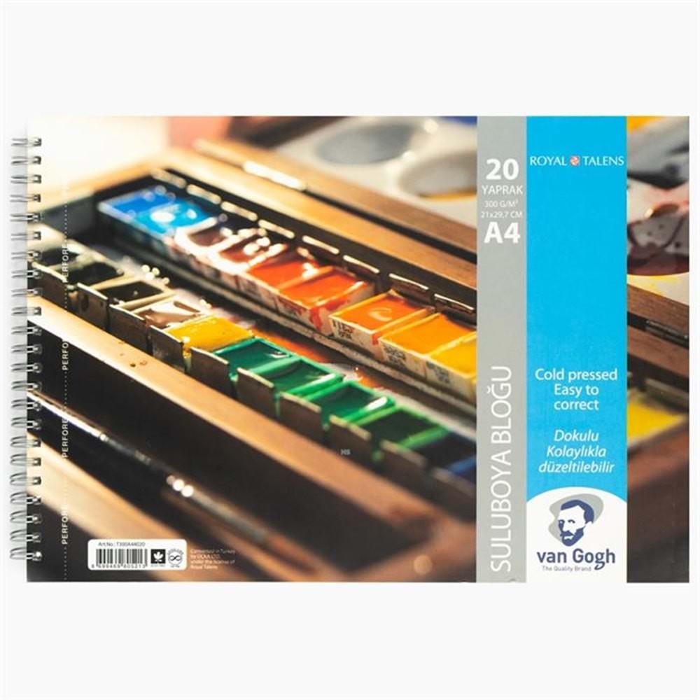 Van Gogh A4 300Gr 20Yp. Suluboya Blogu