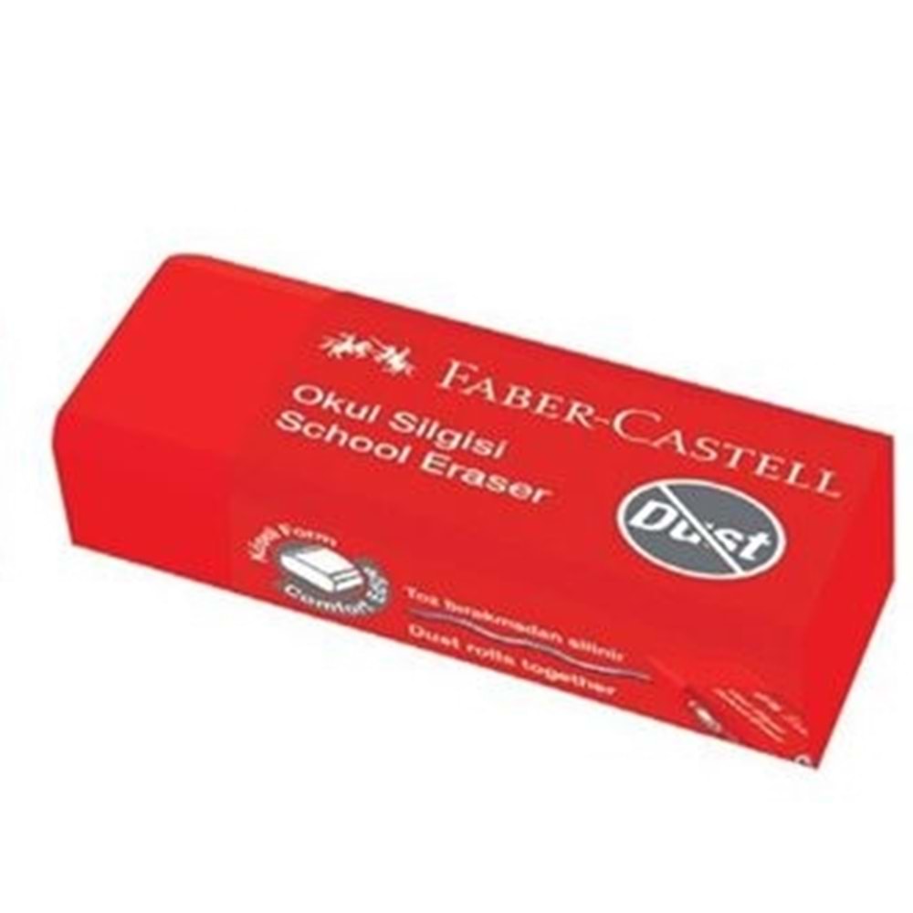 Faber Castel Kırmızı Sınav Silgisi Büyük Boy