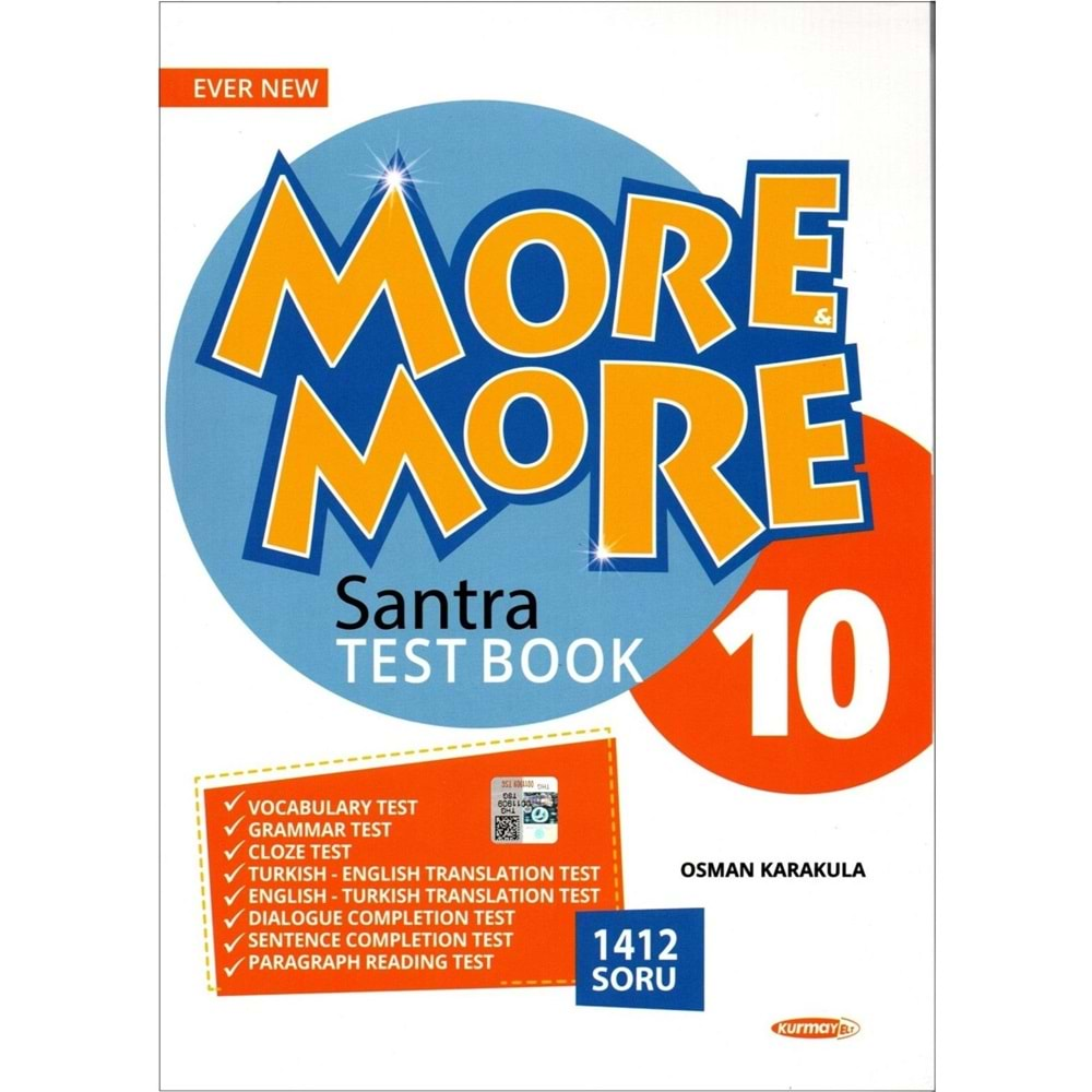 More&More 10. sınıf Santra Test Book