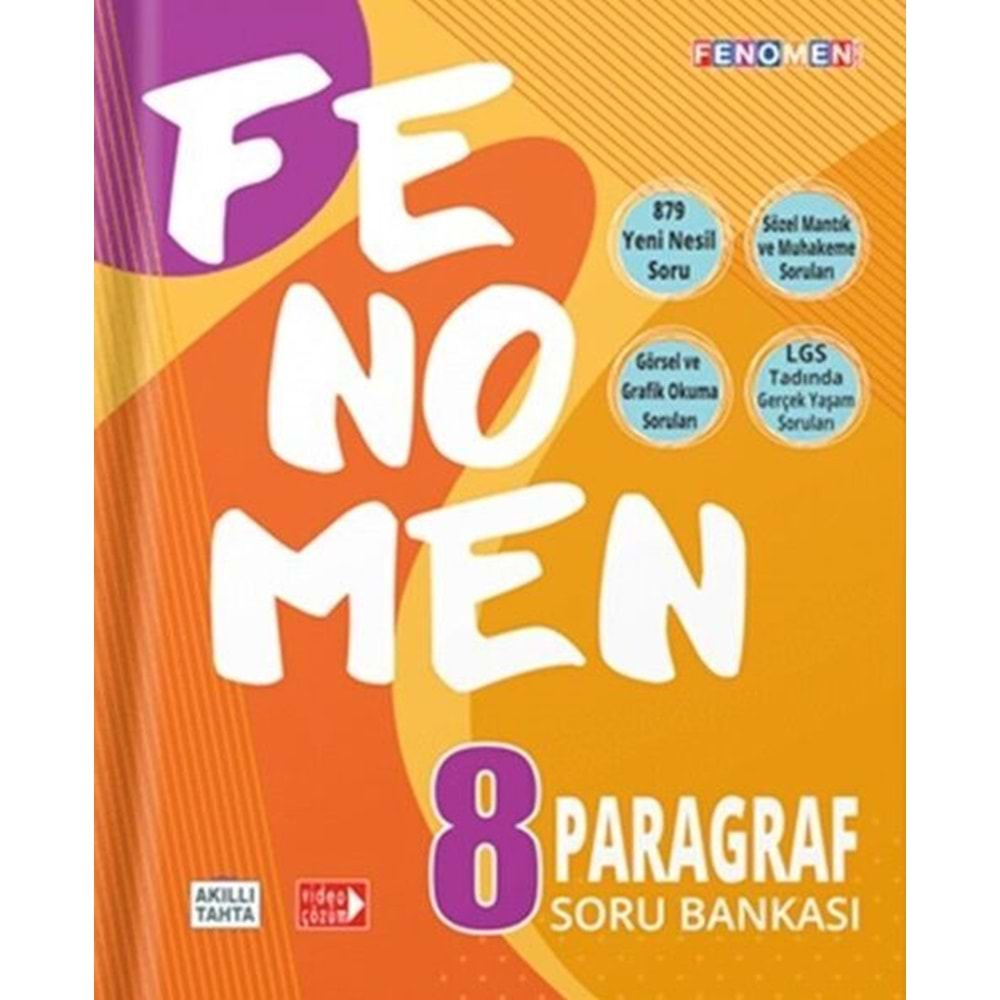 Fenomen 8. Sınıf Paragraf Soru Bakası