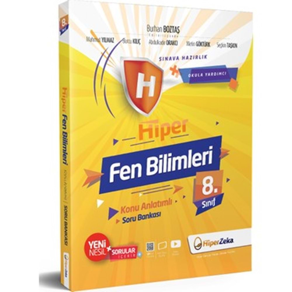 Hiper Zeka 8. Sınıf Fen Bilimleri Soru Bakası