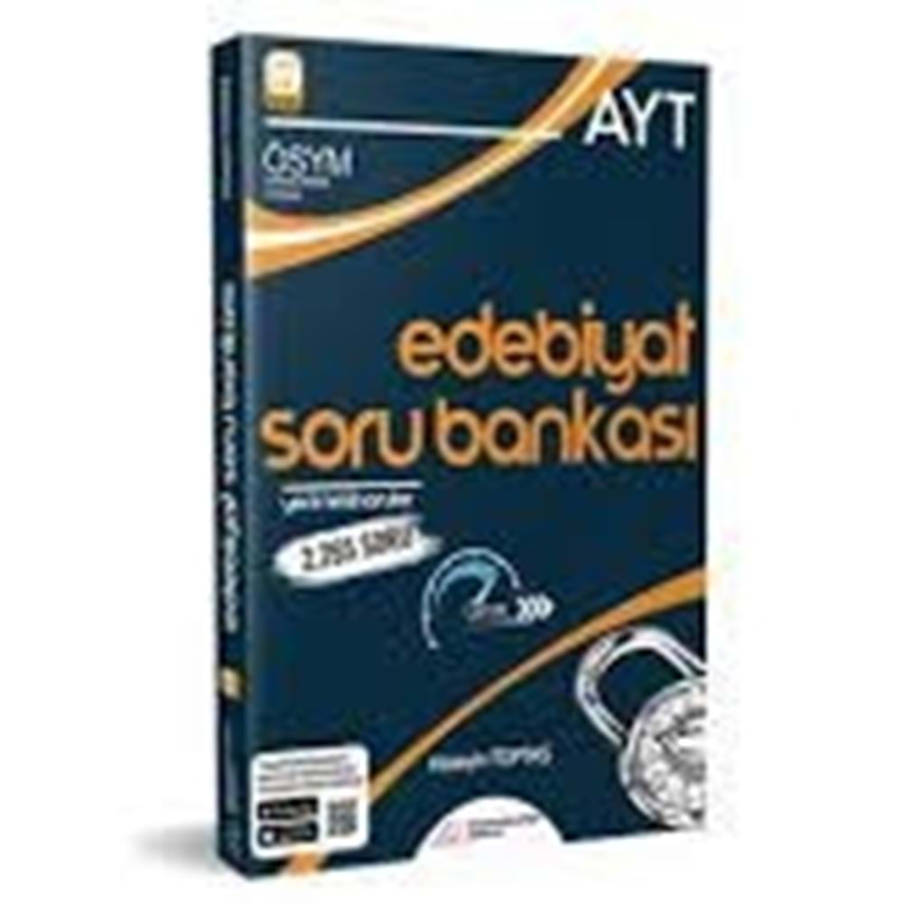 2021 Ösym Paragrafın Şifresi AYT Edebiyat Soru Bankası 1. Kitap