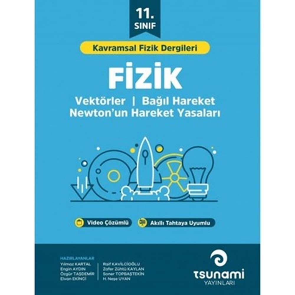 11. Sınıf Fizik Kavramsal Dergileri 4 Fasikül Tsunami Yayınları