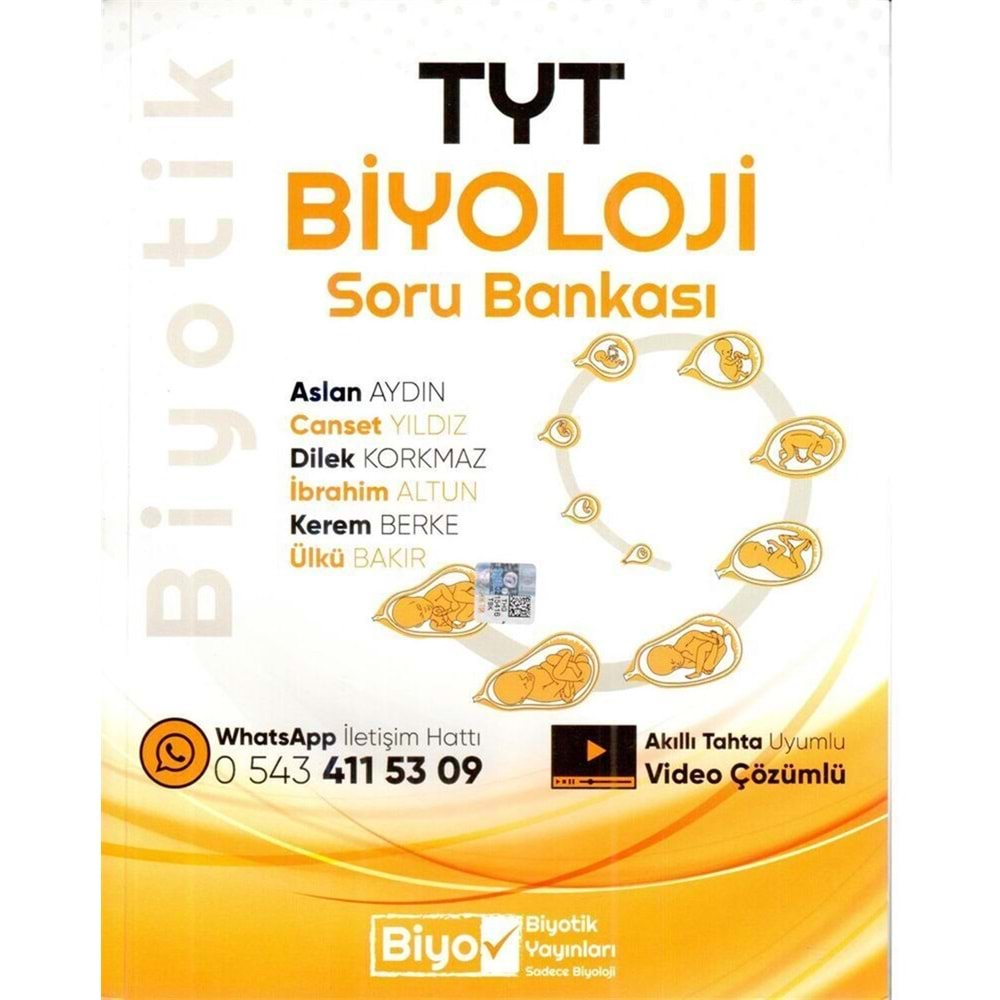 Biyotik Tyt Biyoloji Soru Bankası 2024