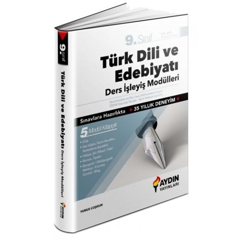 Aydın 9. Sınıf Türk Dili ve Edebiyatı Ders İşleyiş Modülleri