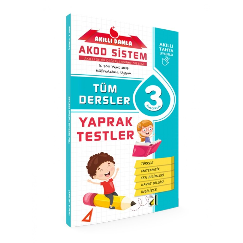 Akıllı Damla 3. Sınıf Tüm Dersler Yaprak Test