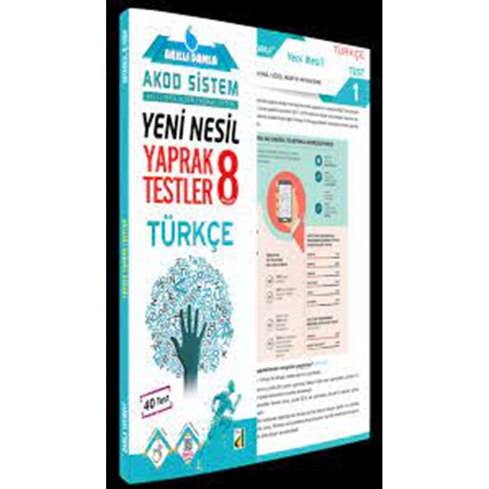 Akıllı Damla 8. Sınıf Türkçe Yaprak Test