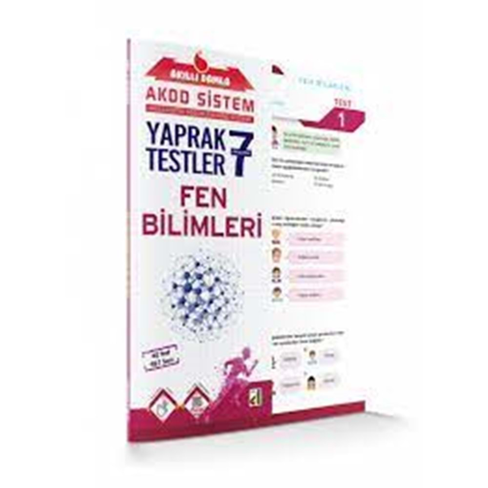 Akıllı Damla 7. Sınıf Fen Bilimleri Yaprak Test