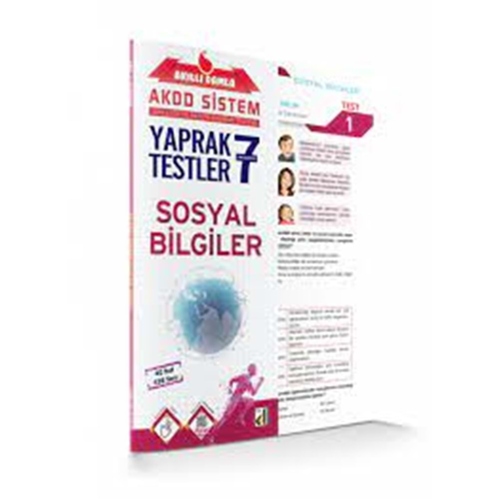 Akıllı Damla 7. Sınıf Sosyal Bilgiler Yaprak Test