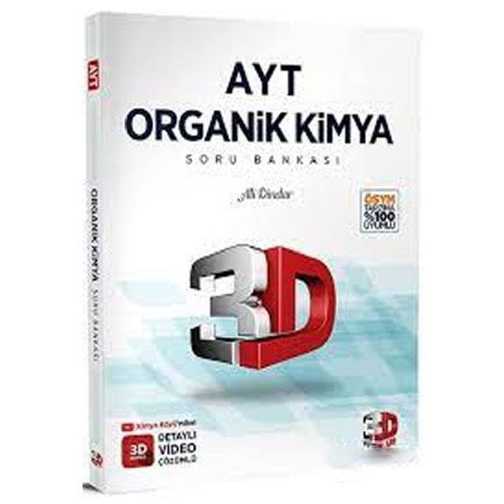 Çözüm 3D Ayt Organik Kimya Soru Bankası