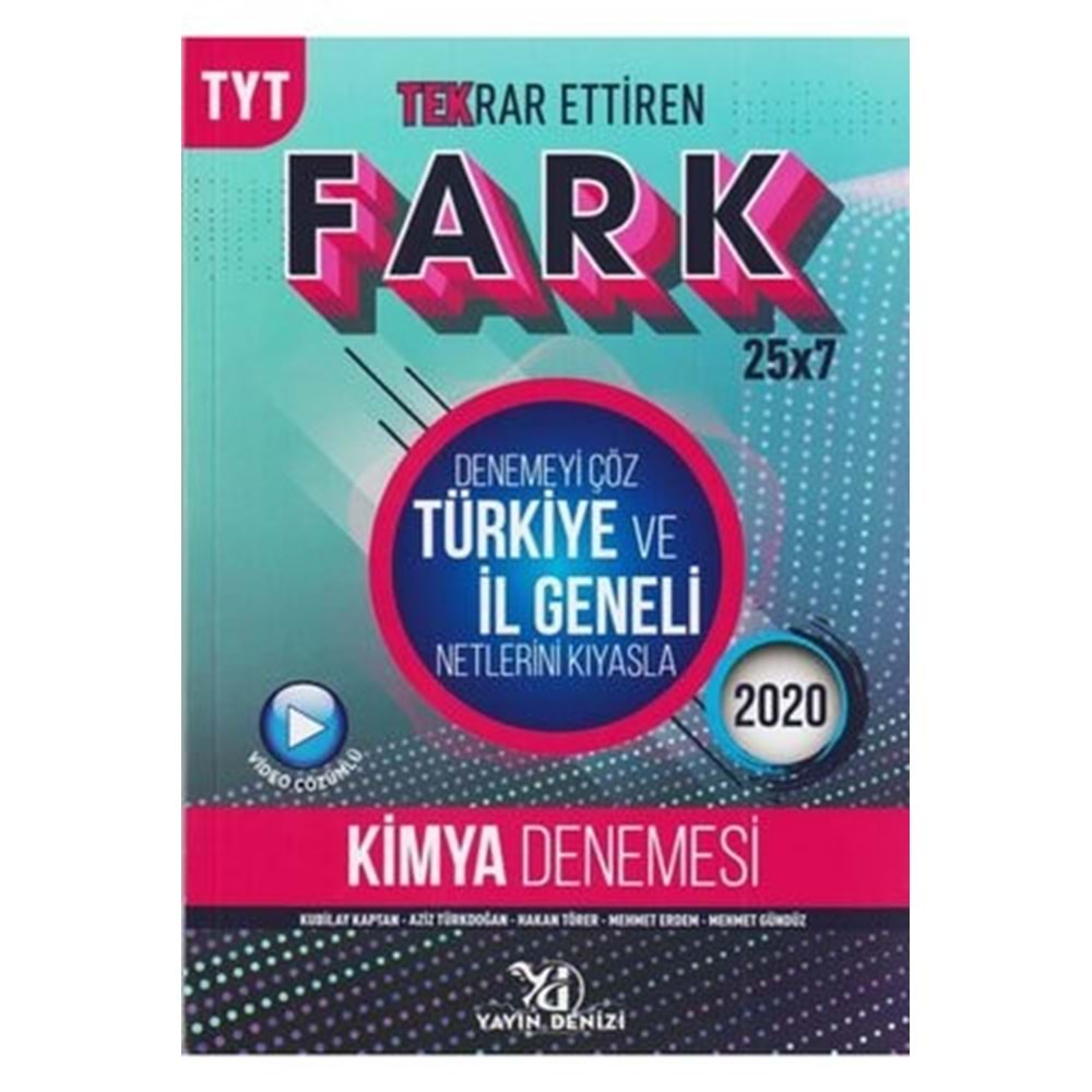 YAYIN DENİZİ AYT FARK DENEME BİYOLOJİ