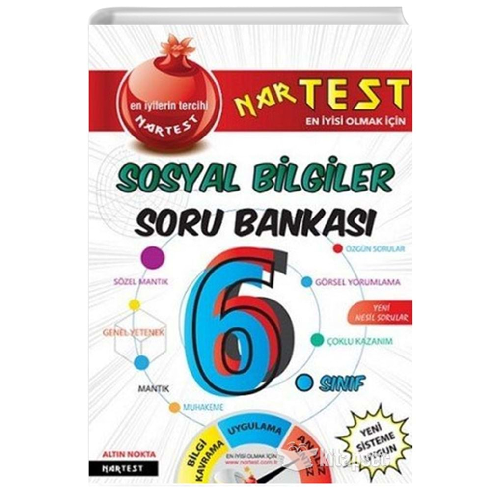 NarTest Mavi Seri 6. Sınıf Sosyal Bilgiler Soru Bankası