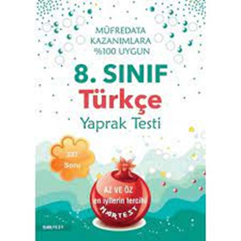 8. SINIF TÜRKÇE YAPRAK TEST- YENİ MÜFREDAT