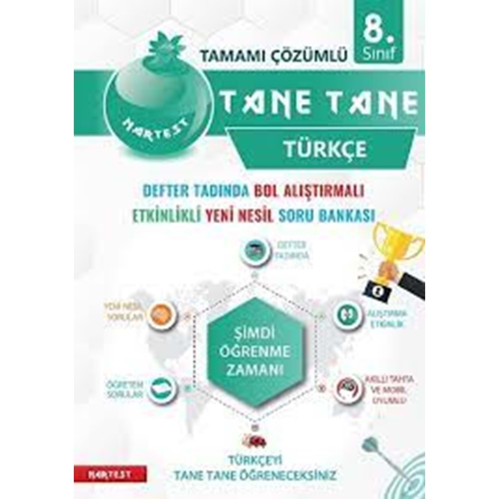 8. SINIF YEŞİL DEFTER TADINDA TANE TANE TÜRKÇE