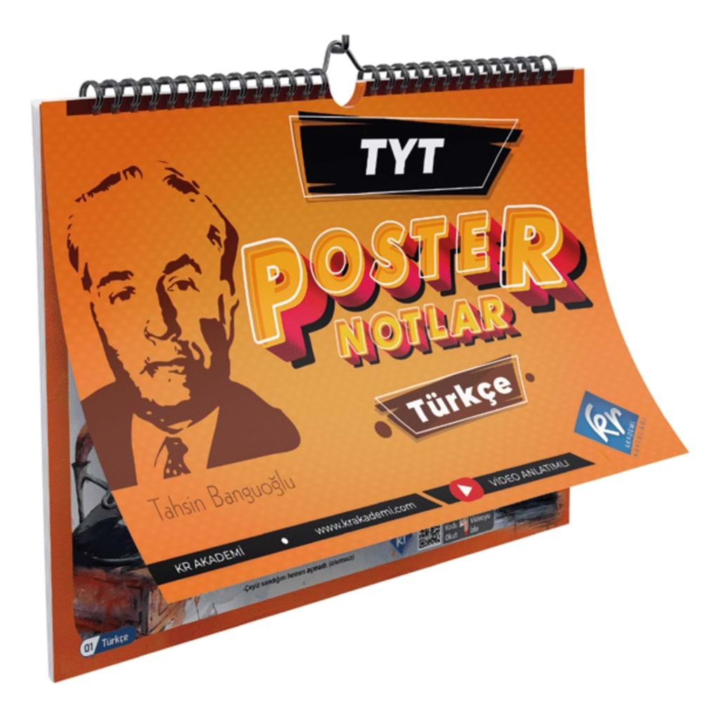 TYT Türkçe Poster Notlar KR Akademi