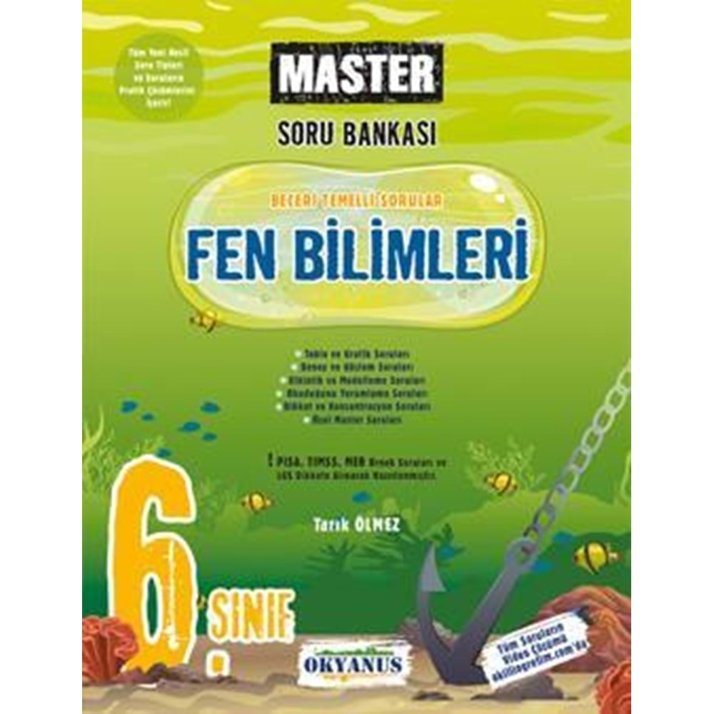 Okyanus Master 6. Sınıf Fen Bilimleri Soru Bankası