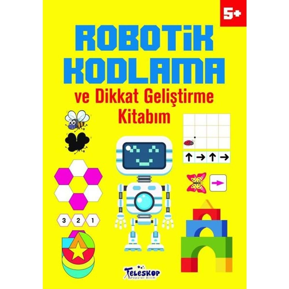 Robotik Kodlama ve Dikkat Geliştirme Kitabım 5+ Teleskop Popüler Bilim