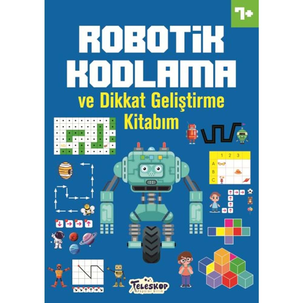 Robotik Kodlama ve Dikkat Geliştirme Kitabım 7+ Teleskop Popüler Bilim