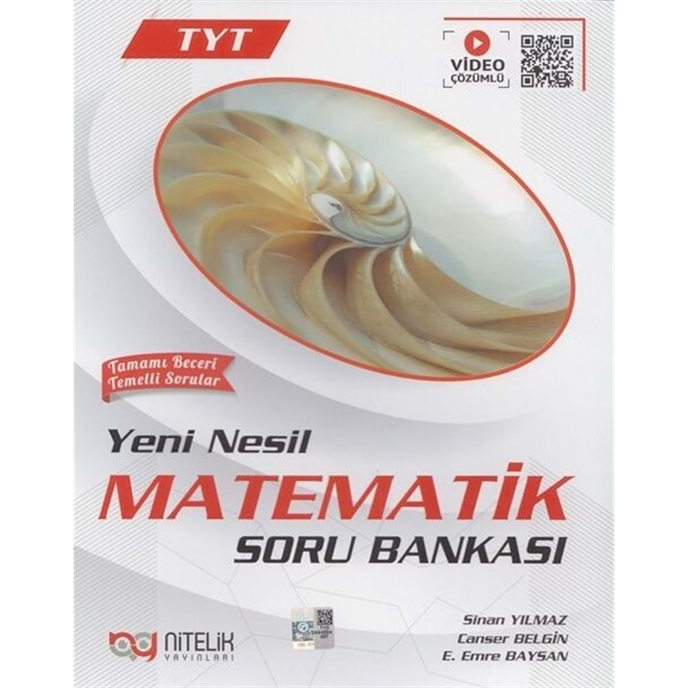 Nitelik Tyt Matematik Soru Bankası Yeni Nesil