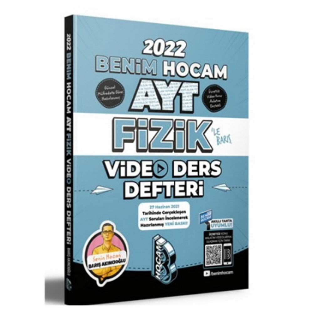 Benim Hocam AYT Fizik Video Ders Defteri 2022