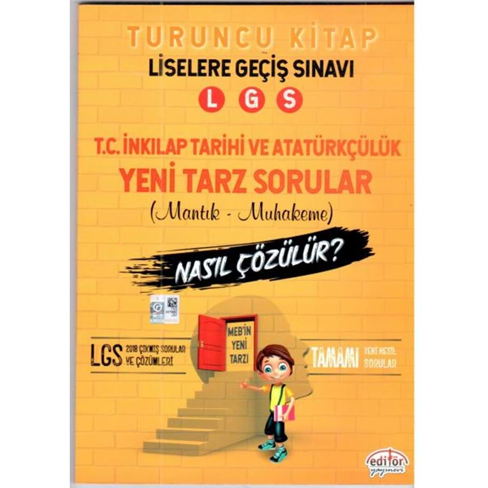 8.SINIF LGS İNKILAP TAR. MANTIK MUHAK /EDİTÖR