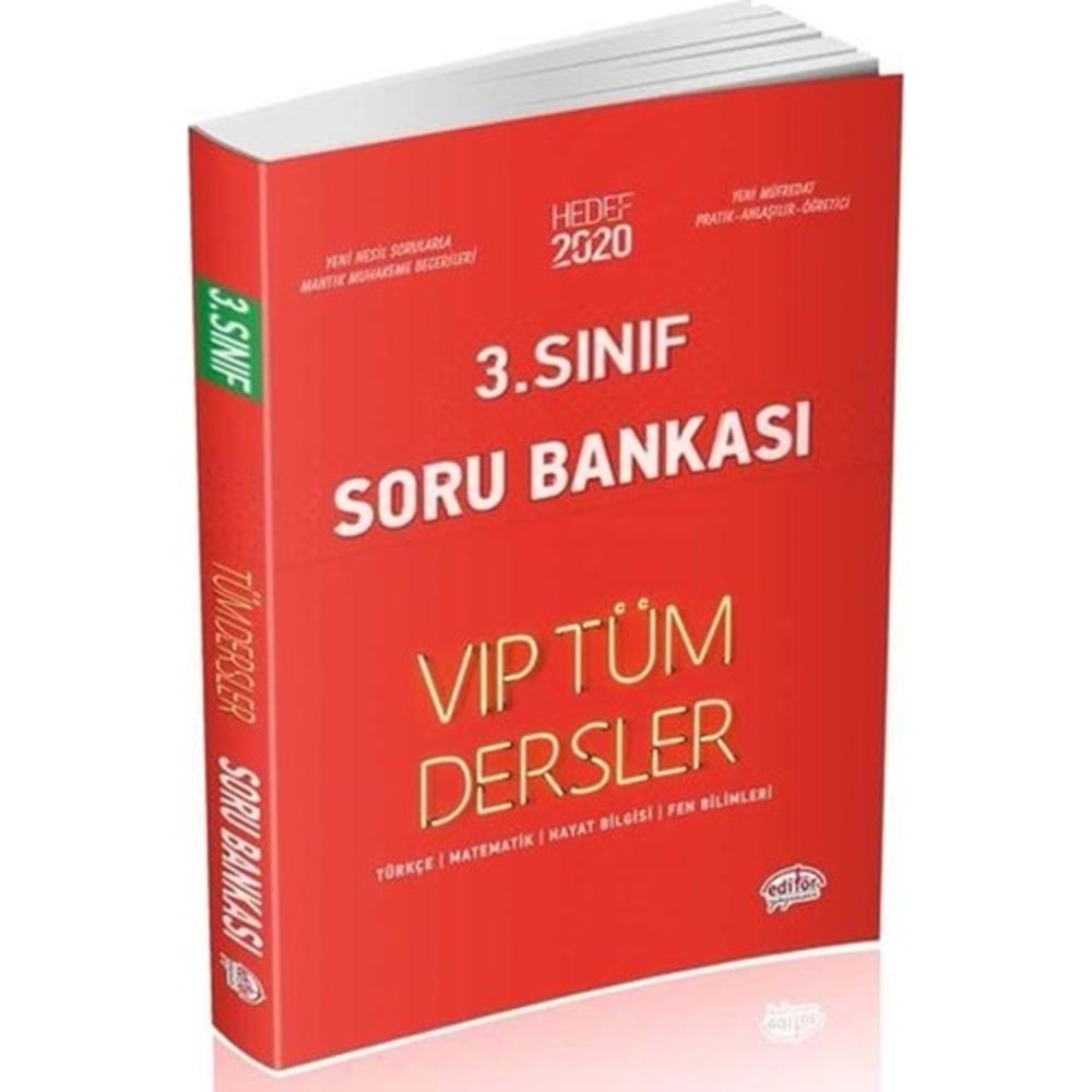 EDİTÖR TÜM DERSLER 3. SINIF SORU BANKASI