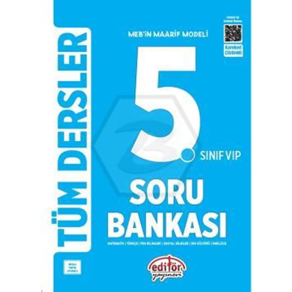 5. Sınıf VIP Tüm Dersler Soru Bankası