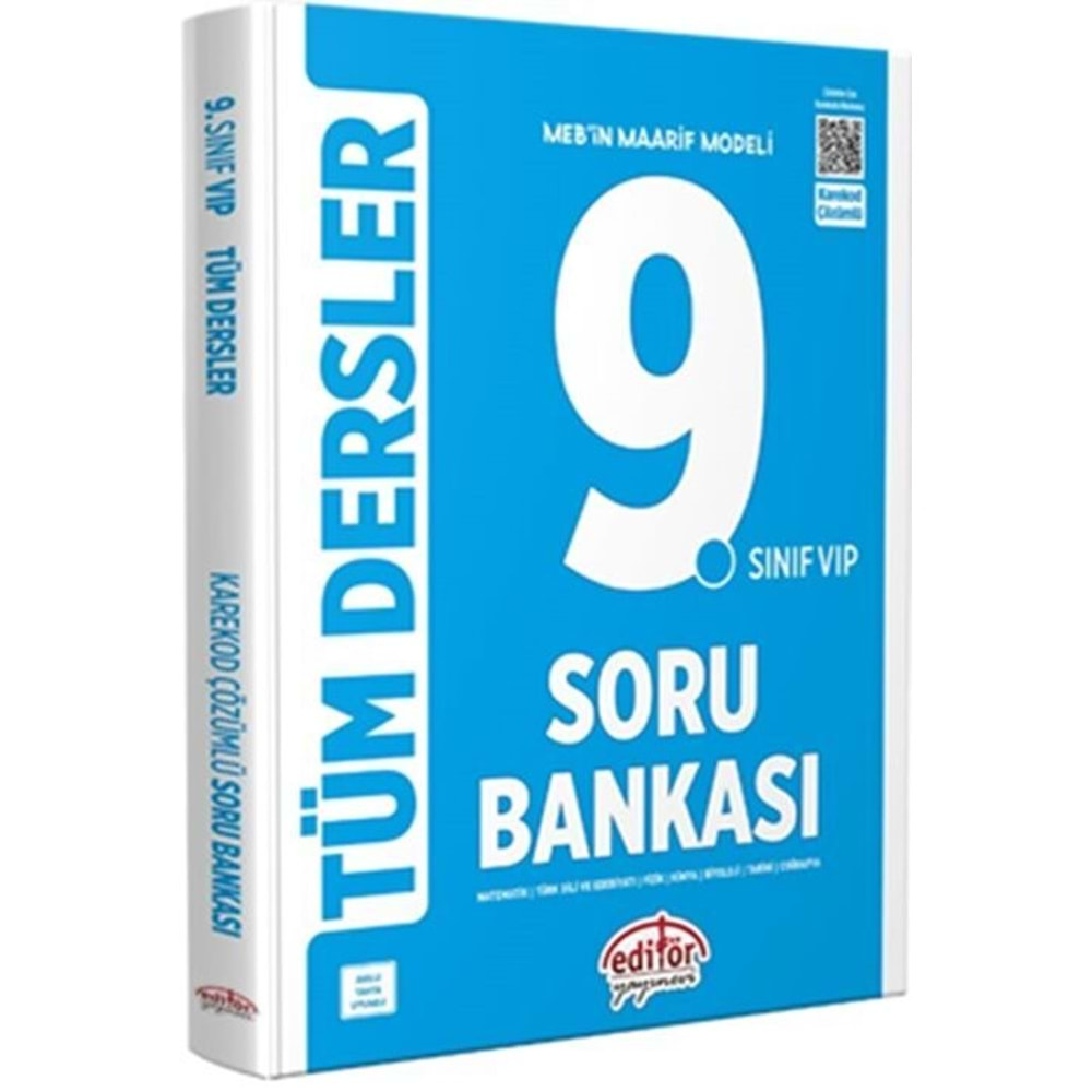 9. Sınıf VIP Tüm Dersler Soru Bankası