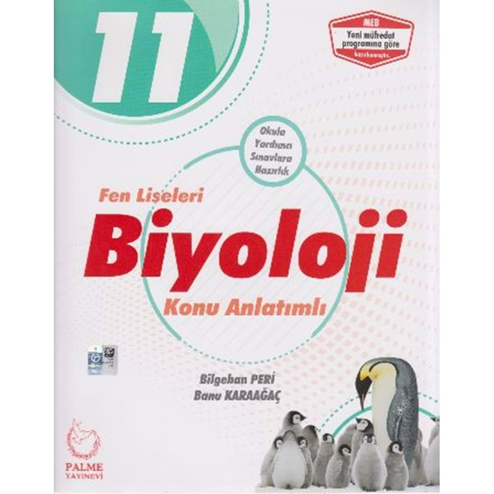 PALME 11.SINIF FEN LİSELERİ BİYOLOJİ KONU *YENİ*